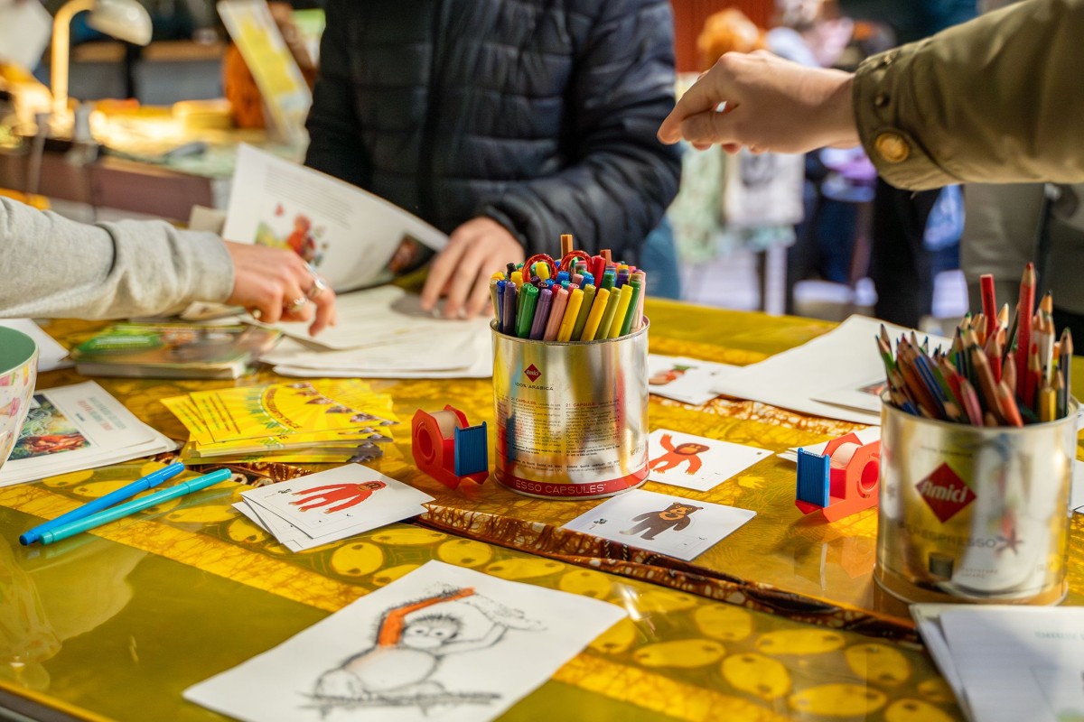 Orang-Utan-Aktionstisch für Kids